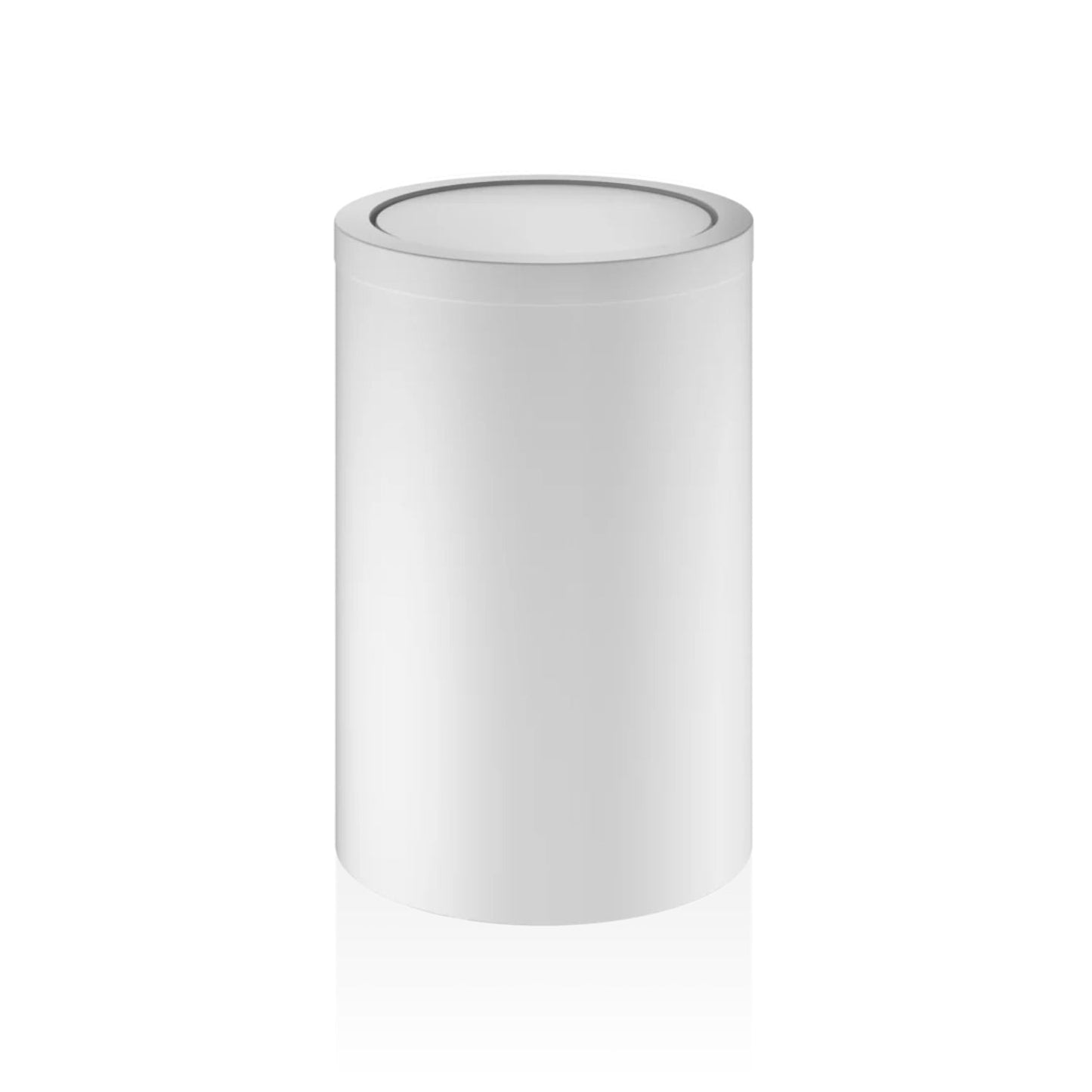 decor walther | BASIC series DW 124 | paper bin with revolving cover | white matt - SO