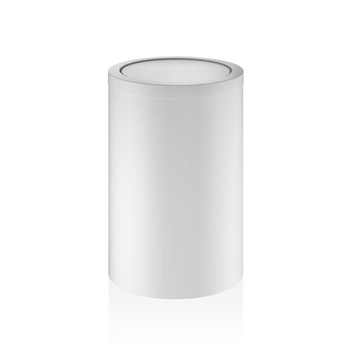 decor walther | BASIC series DW 124 | paper bin with revolving cover | white matt - SO