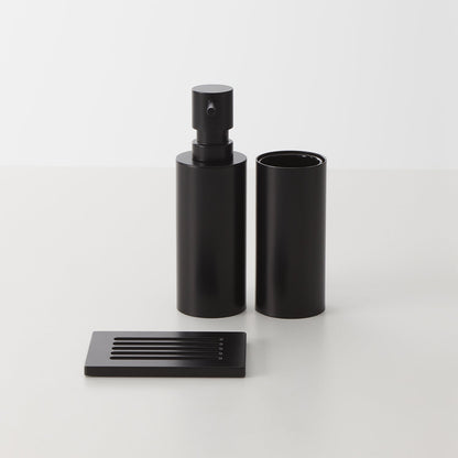 decor walther | MIKADO series | tumbler + toothbrush holder | matte black