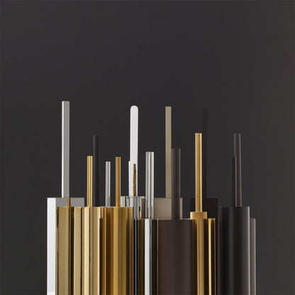 decor walther | MIKADO series | toilet brush | gold 24 carat