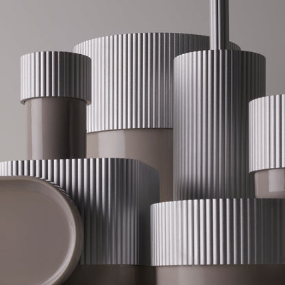 decor walther | OF.LINE series | waste bin | aqua + shell