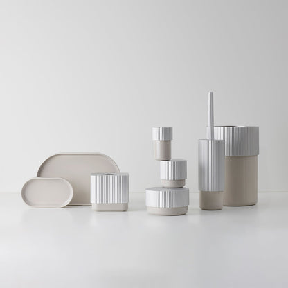 decor walther | OF.LINE series | tissue box | aqua + shell