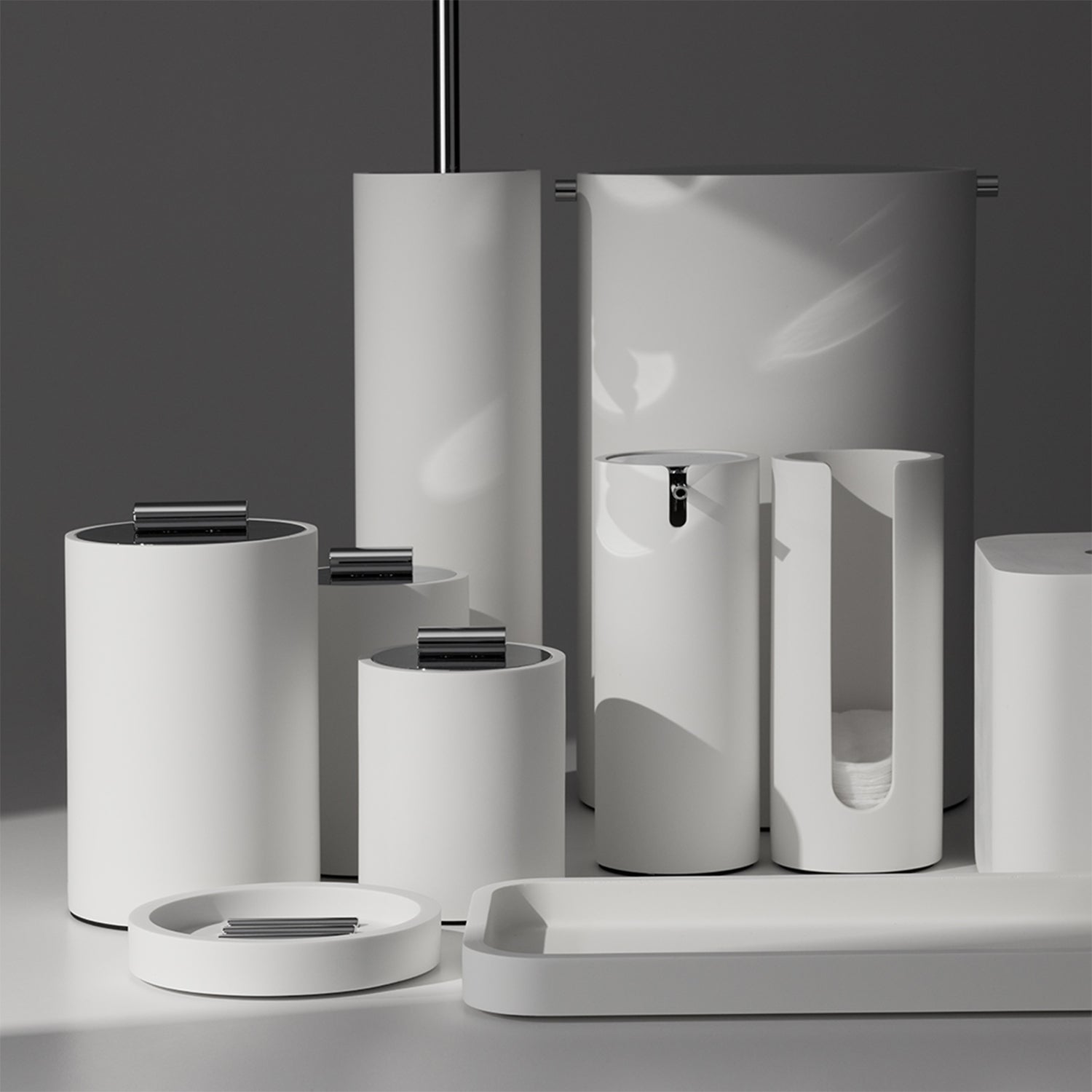 decor walther | STONE series | toilet brush | white
