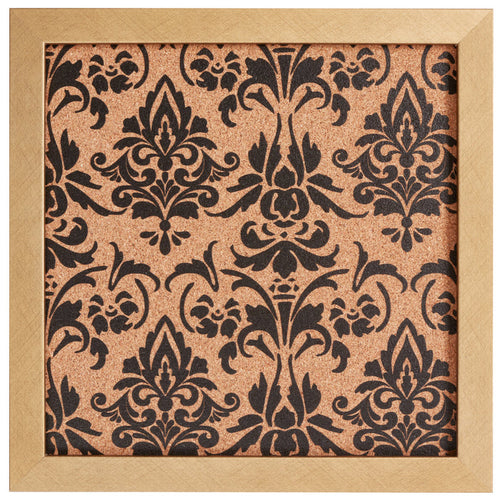 Decorative Fleur de Lis Cork Bulletin – Essentials Distressed Gold
