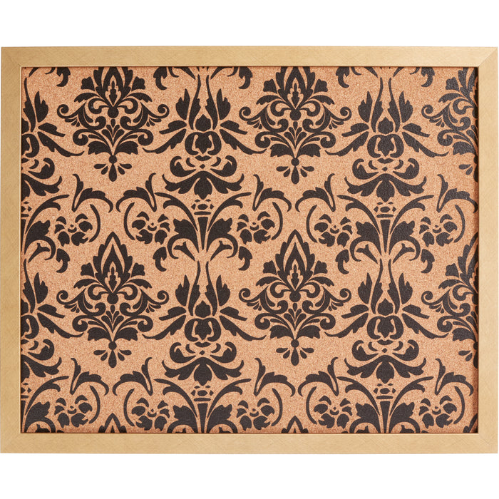 Decorative Fleur de Lis Cork Bulletin – Essentials Distressed Gold