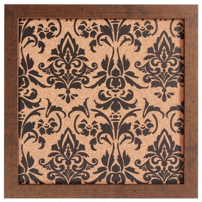 Decorative Fleur de Lis Cork Bulletin – Essentials Rustic Copper
