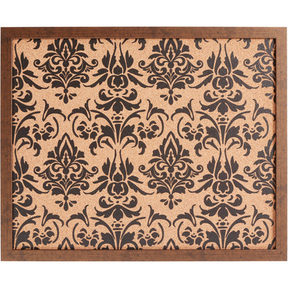 Decorative Fleur de Lis Cork Bulletin – Essentials Rustic Copper