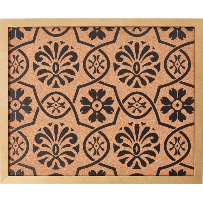 Decorative Floral Cork Bulletin – Essentials Distressed Gold