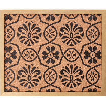 Decorative Floral Cork Bulletin – Essentials Distressed Gold