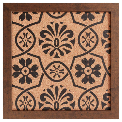 Decorative Floral Cork Bulletin – Essentials Rustic Copper