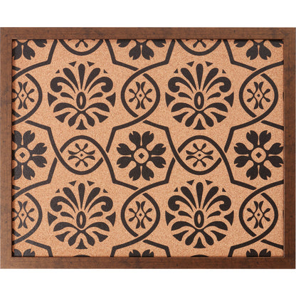 Decorative Floral Cork Bulletin – Essentials Rustic Copper