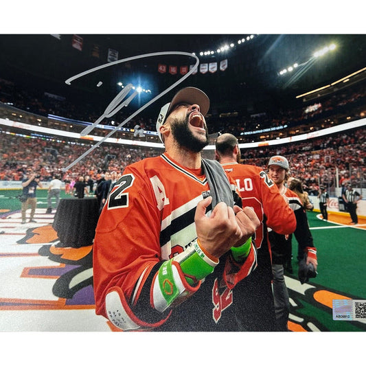 Dhane Smith Signed Close up Yelling 8x10 Photo Signed Lacrosse Photo TSE Buffalo
