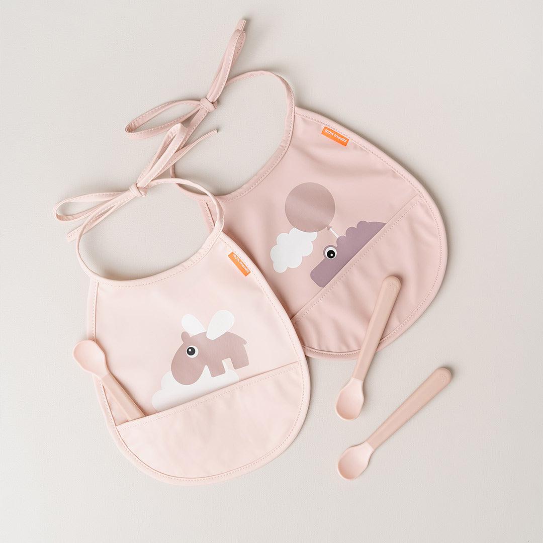 Done by Deer Foodie Easy Grip Baby Spoon - 3 Pack - Powder