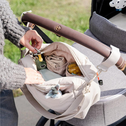 Done by Deer Quilted Stroller Bag - Beige