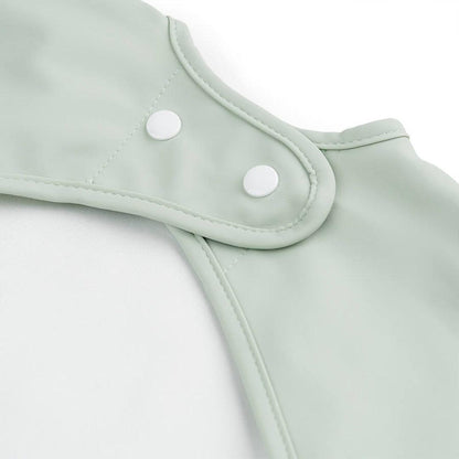 Done by Deer Sleeved Pocket Bib - Green - Croco