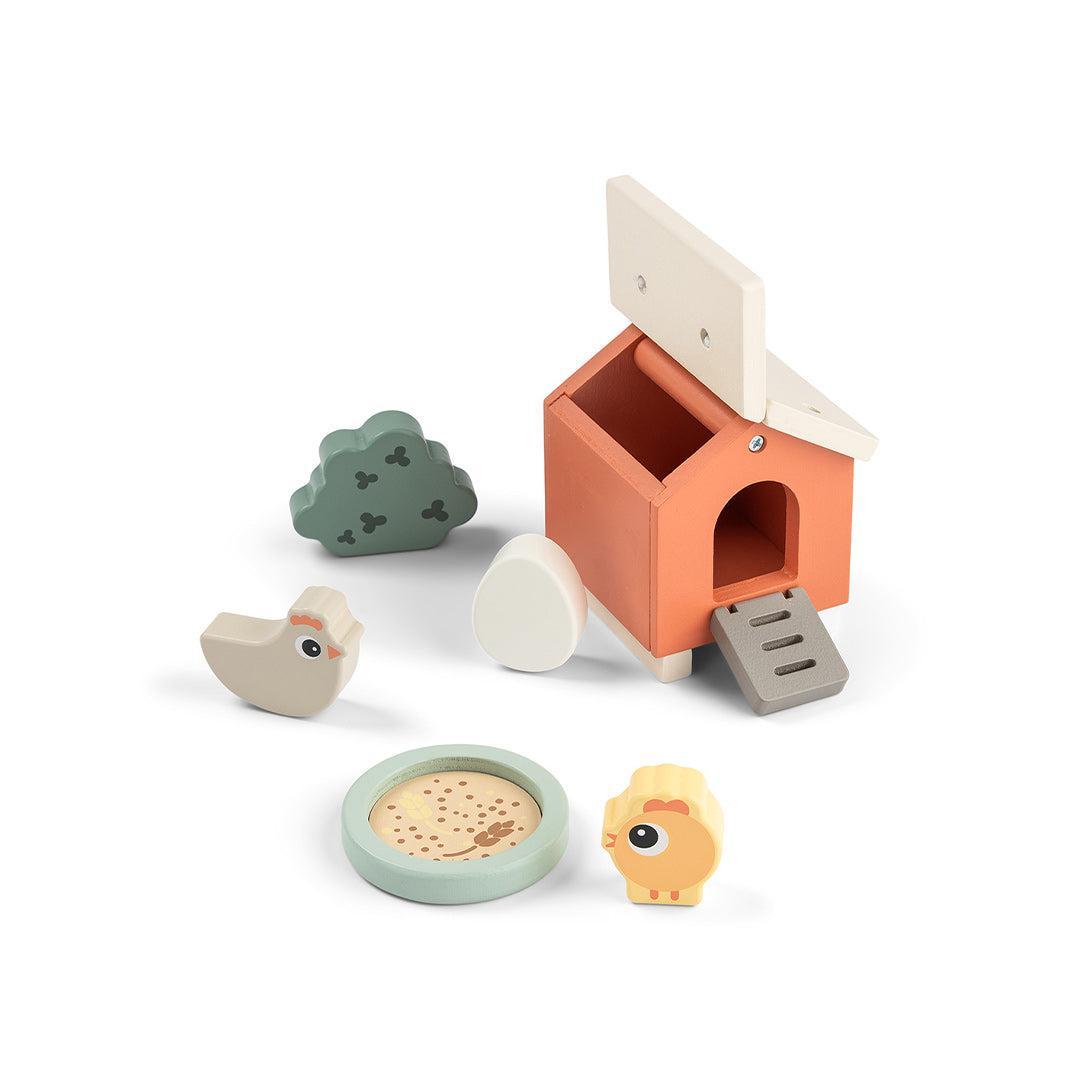 Done by Deer Tiny Farm Play Set - Clucky
