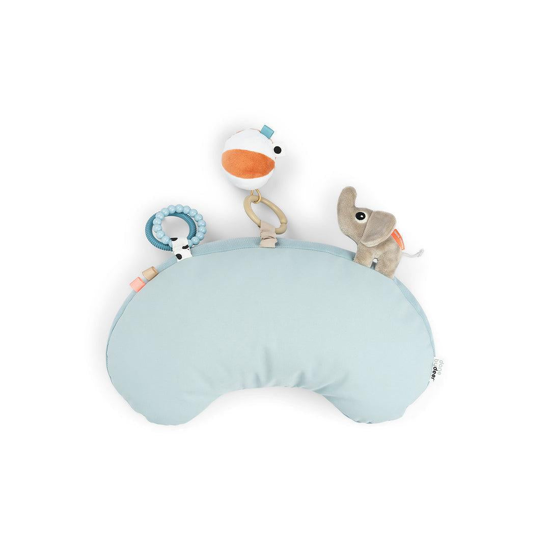 Done By Deer Tummy Time Activity Pillow - Playground Blue