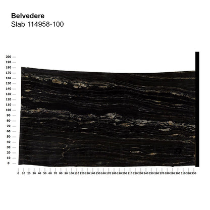 draenert | day bar trolley | belvedere polished stone + black frame