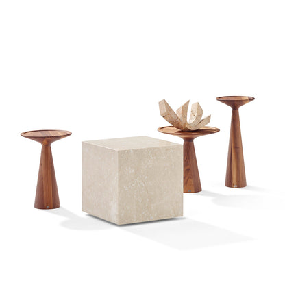 draenert | figura side table | american walnut 29x42cm