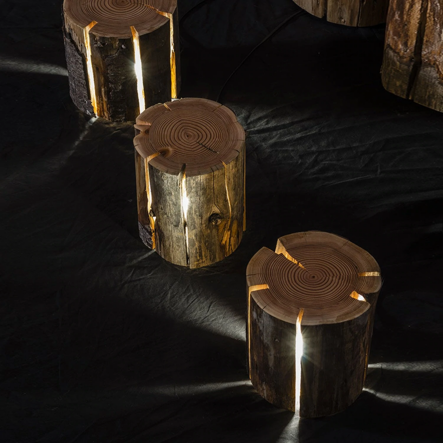 duncan meerding | cracked log lamp