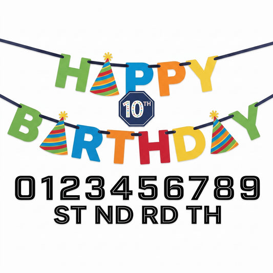"Happy Birthday" Customizable Banner Kit - A Reason to Celebrate