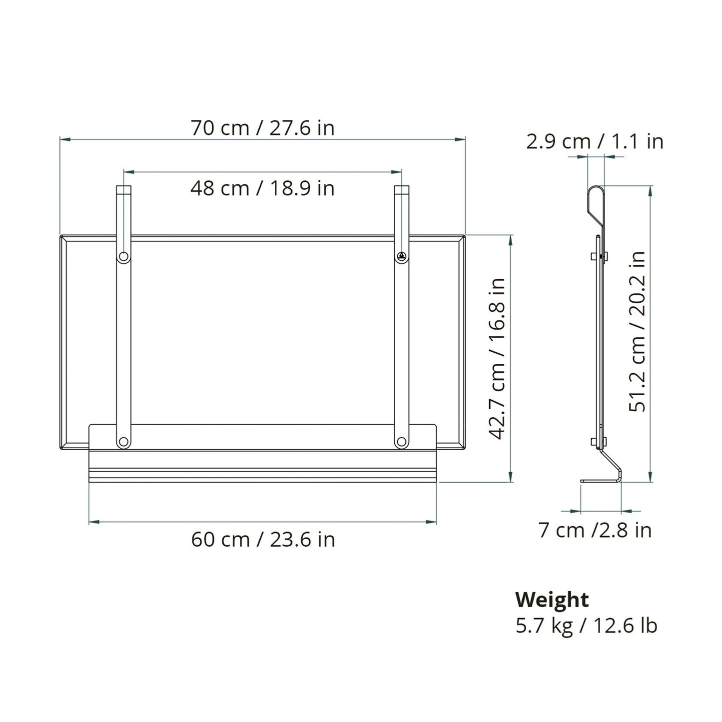 eldvarm | emma fireplace screen | classique small 70