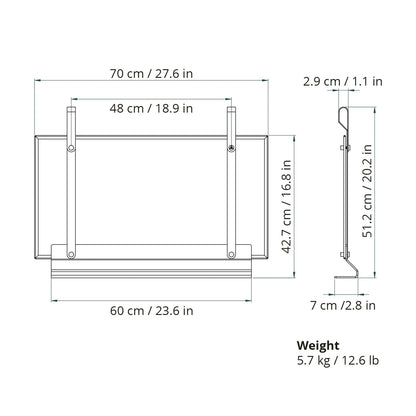eldvarm | emma fireplace screen | classique small 70