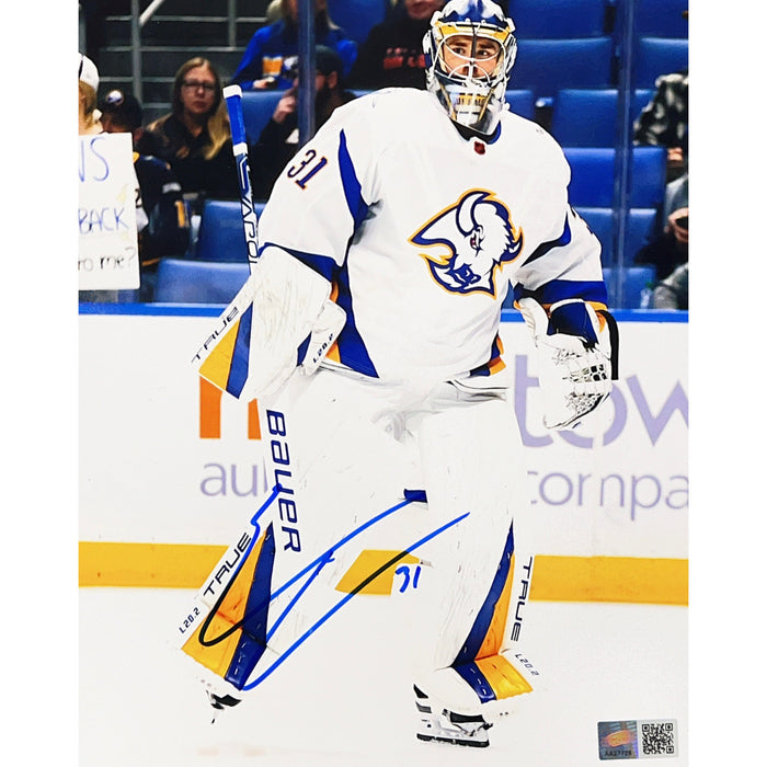 Eric Comrie Skating in White Signed 8x10 Photo Signed Photos TSE Buffalo