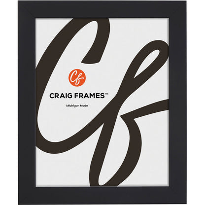 Essentials 1", Modern Black Picture Frame - 4 Piece Set