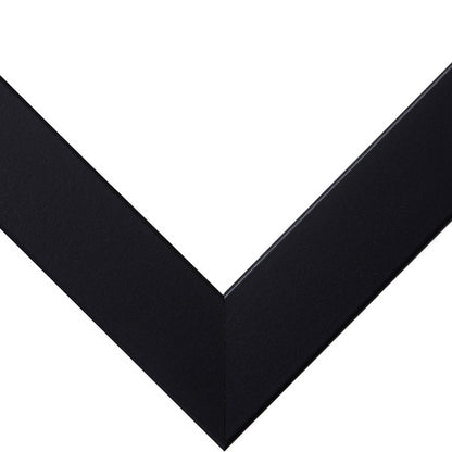 Essentials 1", Modern Black Picture Frame - 4 Piece Set