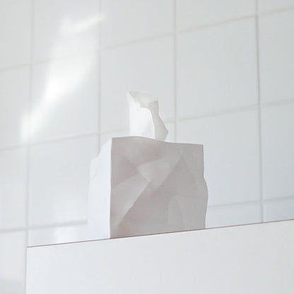 essey | wipy cube tissue box | white - LC