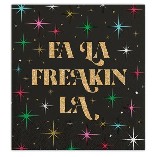 Fa La Freakin La Beverage Napkins