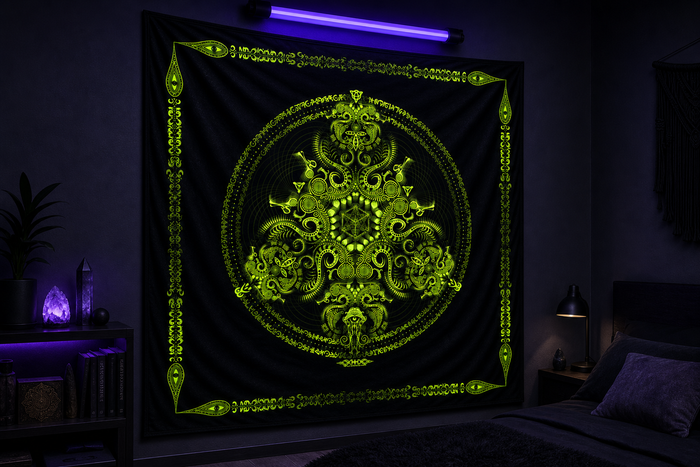 Triton’s Compass — lime UV lifestyle angle