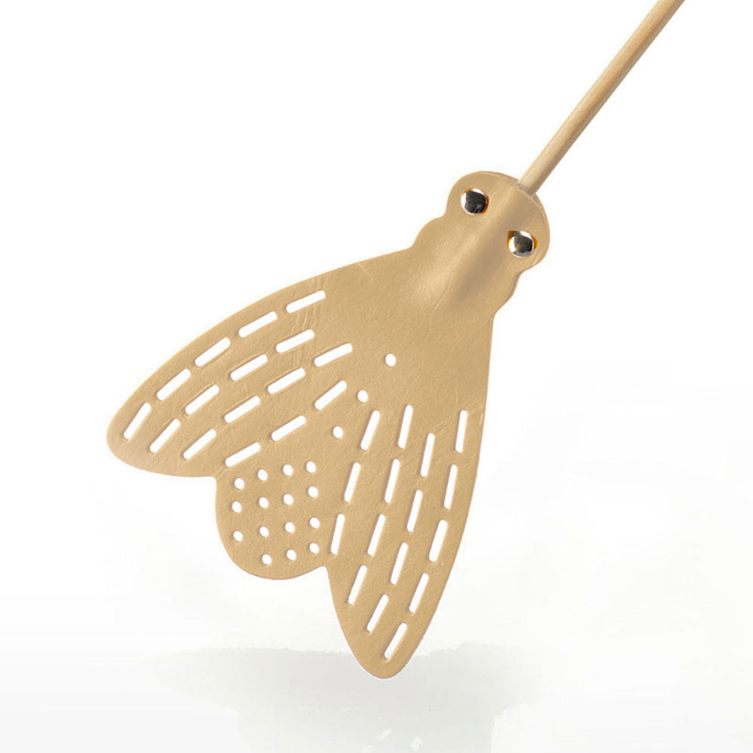 essey | fly fly leather flyswatter | natural - LC