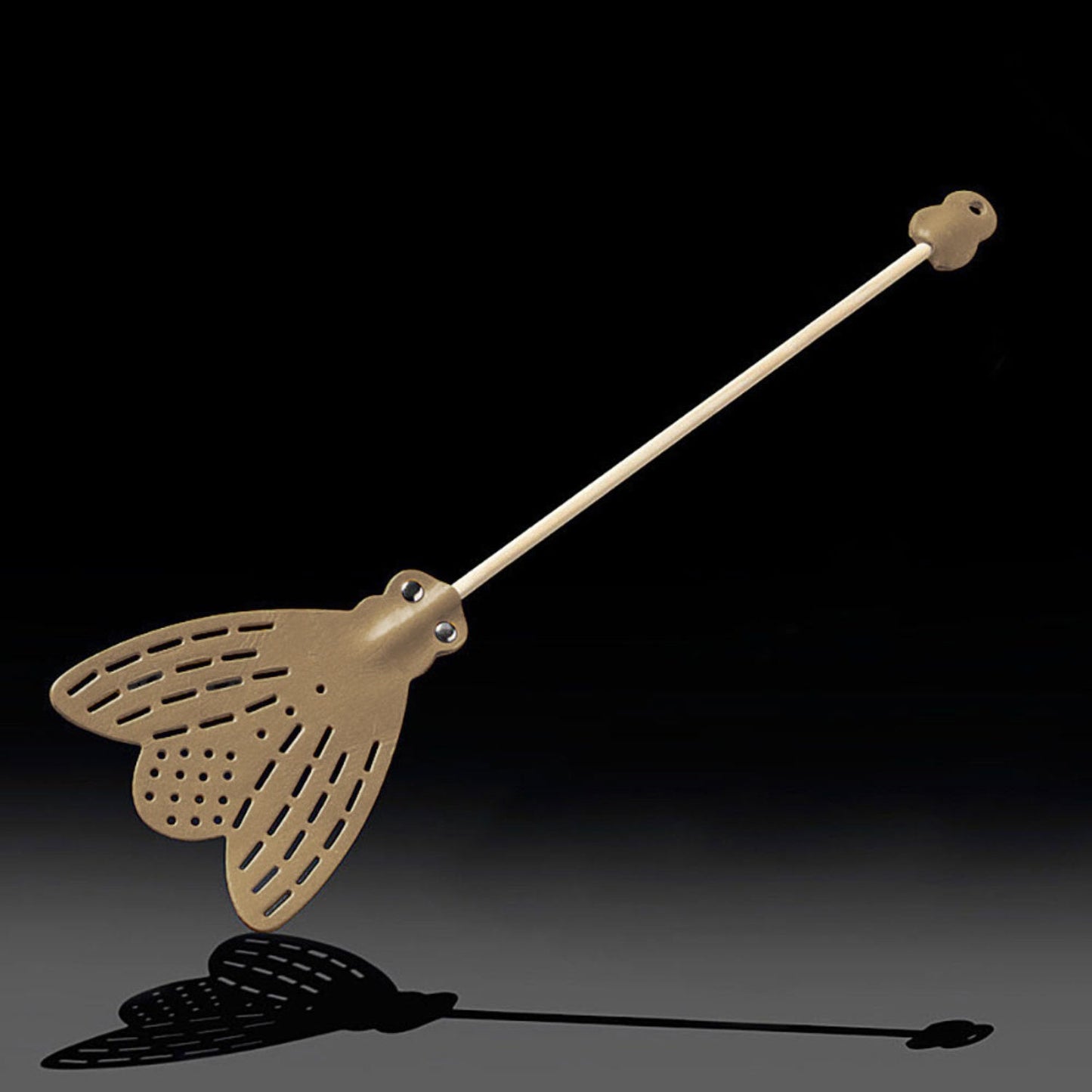 essey | fly fly leather flyswatter | natural - LC