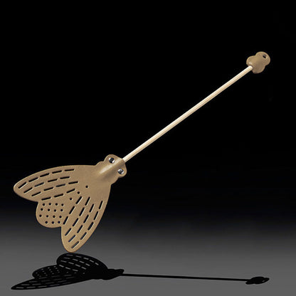 essey | fly fly leather flyswatter | natural - LC