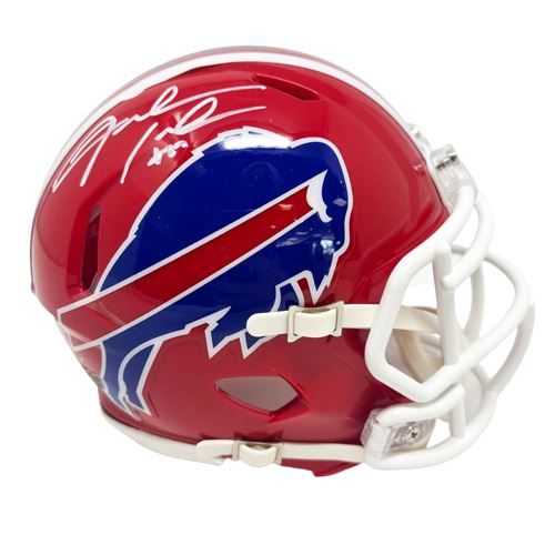 Fred Jackson Signed Buffalo Bills Red TB Speed Mini Helmet Signed Mini Helmets TSE Buffalo