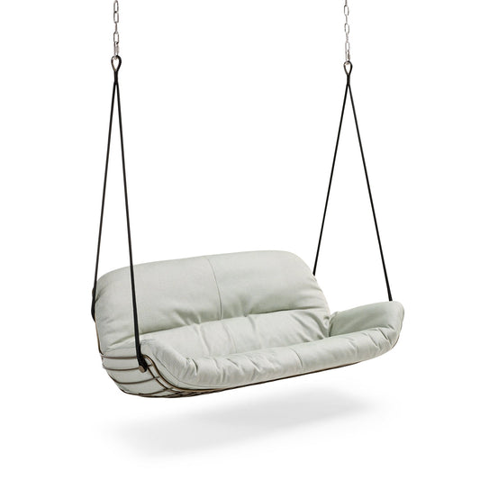 freifrau | leyasol outdoor lounge couch double swing seat | lopi ash