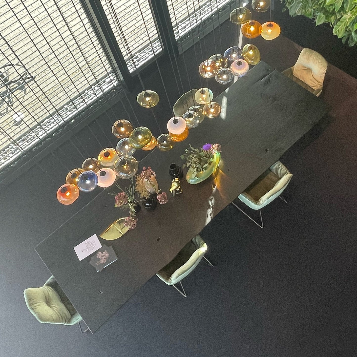 freifrau | leyasol indoor armchair low | riga sauge + steel copper glaze frame