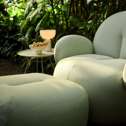 freifrau | nana outdoor pouf petite | lopi fabric