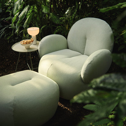 freifrau | nana outdoor pouf petite | lopi fabric