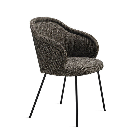 freifrau | ona curve armchair 2020 | steel frame | shake steel