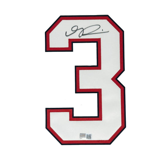 Gabriel Davis Signed White Authentic Jersey Number #3 CLEARANCE TSE Buffalo