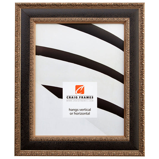 Galerie 1.75", Antique Black & Silver Picture Frame