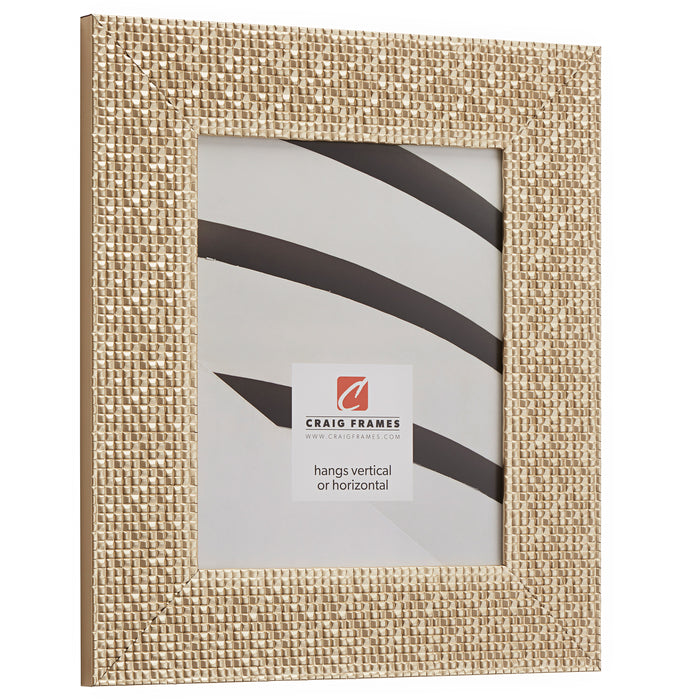 Glimmer 2.375", Matted Champagne Gold Picture Frame