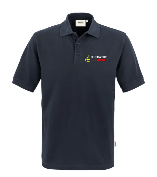HAKRO 816 Poloshirt Feuerwehr Logo Stauferlöwe Igersheim