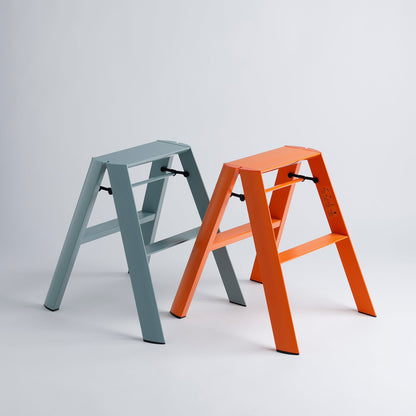 hasegawa | lucano 2 step ladder | orange