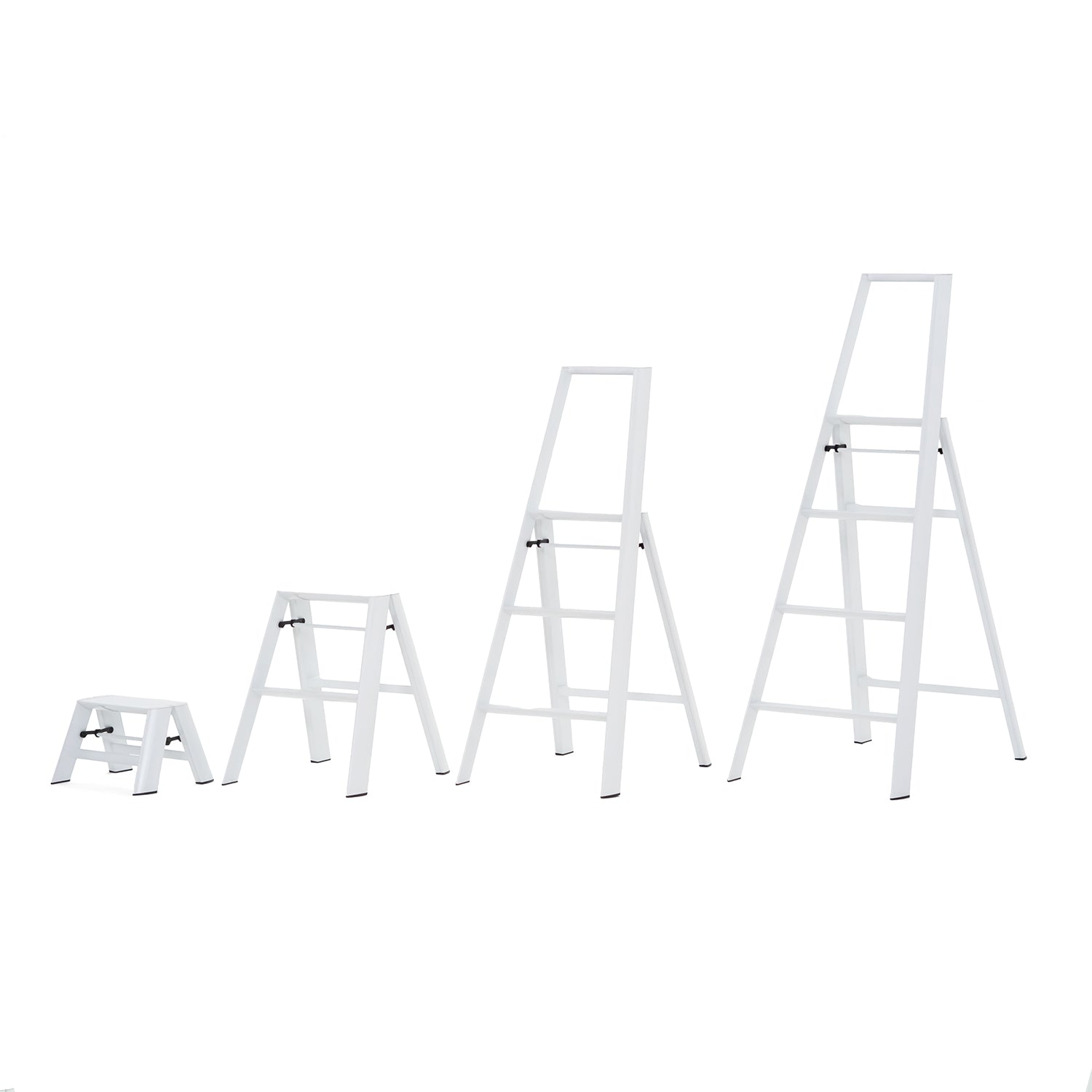 hasegawa | lucano 4 step ladder | white