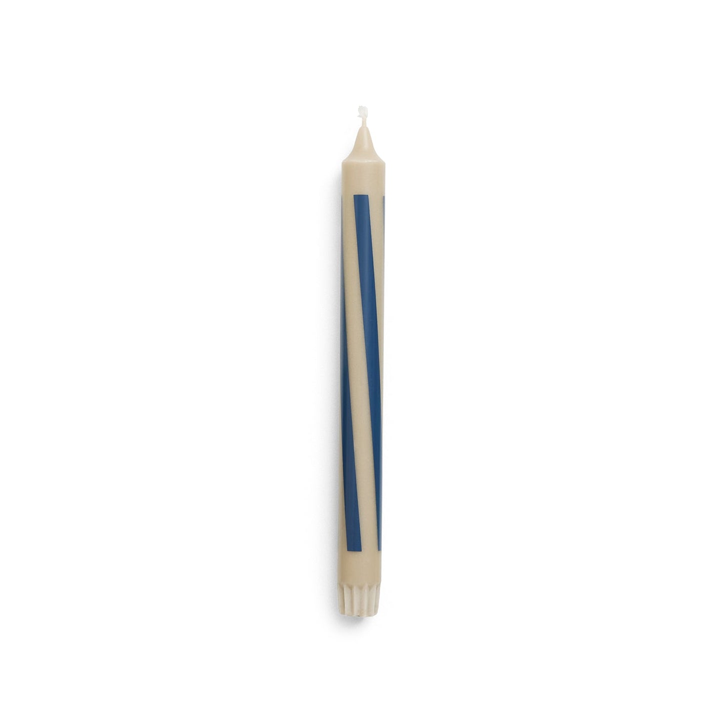 hay | cream and dark candle | set of 4