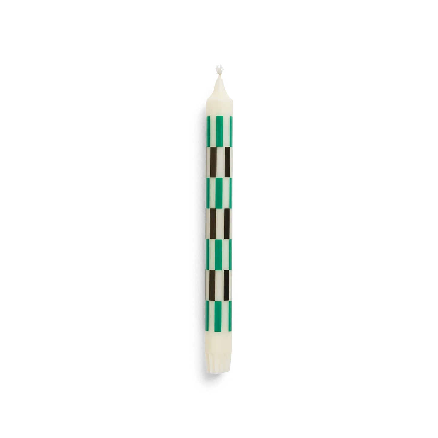 hay | cream and dark candle | set of 4